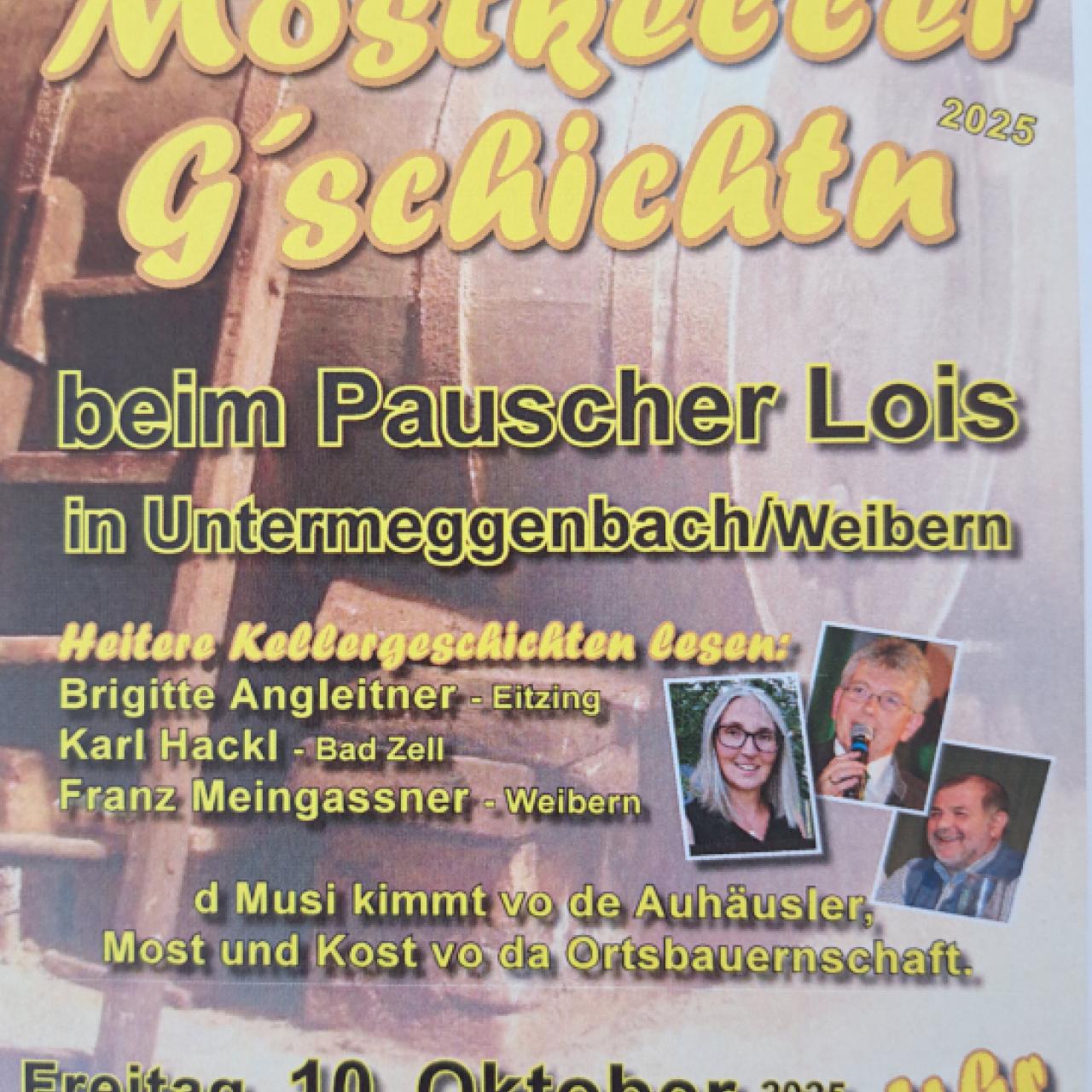 Einladung Mostkellergeschichten